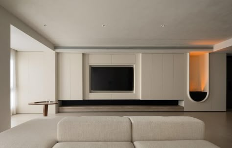 Batu Cave, Semi D, Lux Interior, Cabinet Console, Elegant Minimalism, Modern Tv Wall, Tv Shelf, Tv Panel, Console Storage