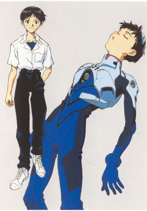 Shinji Aesthetic, Evangelion Shinji, Evangelion Cosplay, Shinji Ikari, Manga Watercolor, Spiderman Art Sketch, Evangelion Art, Neon Evangelion, Rei Ayanami