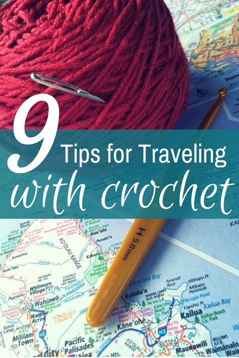 Traveling crocheter? You Crochet Travel, Crochet Classes, Crochet Hack, Crochet Dog Sweater, Confection Au Crochet, Tips For Traveling, Crochet Supplies, Crochet Tips, Blanket Patterns