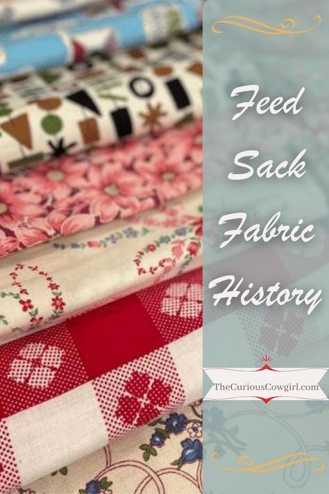 Feed Sack Fabric, Feedsack Quilt, Needlepoint Finishing, Colorful Textiles, Feedsack Fabric, Feed Bags, Feed Sacks, Junk Journaling, Needlepoint Canvases