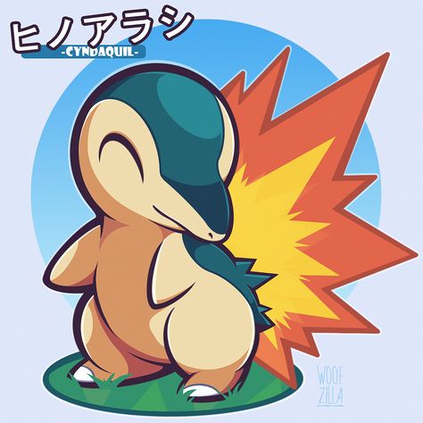 Cyndaquil Art, Cyndaquil Tattoo, Pokemon Cyndaquil, Pokemon Icon, Pokemon W, Pokemon Starters, Pokemon Stickers, Pokemon Tattoo, Posca Art