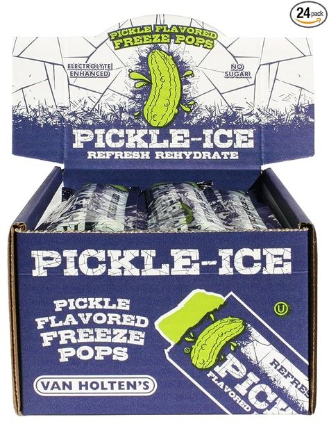 https://amzn.to/44SZ6Kj Pickle Popsicles, Pickle Pops, Drinking Pickle Juice, Best Frozen Meals, Freeze Pops, Flavor Ice, Pickle Juice, Frozen Treat, Ice Pops