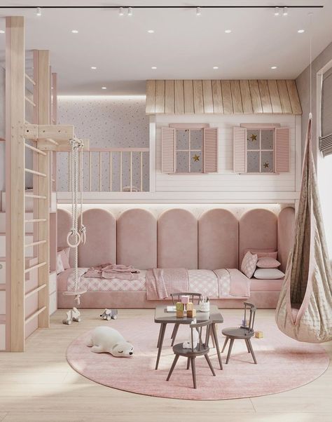 Hiasan Bilik Tidur, Kids Room Interior Design, Kids Bedroom Inspiration, Kids Bedroom Designs, Kids Bedroom Design, Kids Interior Room, Girl Bedroom Designs, Toddler Bedrooms, Girl Bedroom Decor