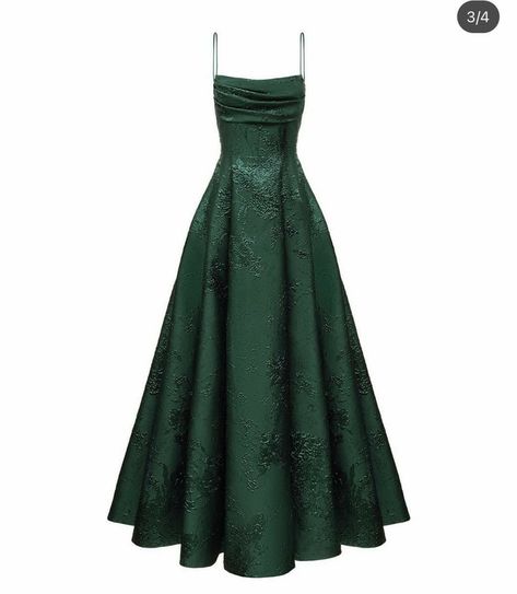 Slytherin Dresses, Abi Ball, Yule Ball Outfits, Green Spaghetti, A Line Evening Dress, Formal Wear Dresses, Spaghetti Strap Prom Dress, Pretty Prom Dresses, Prom Dress Shopping