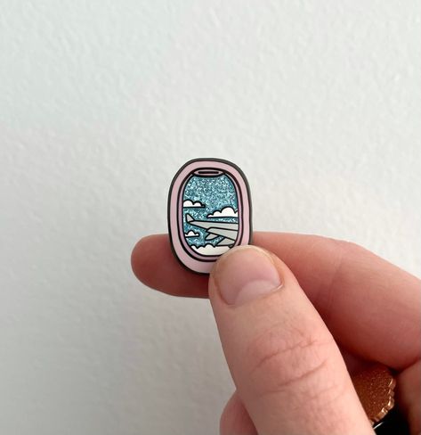 Jet off on the adventure of a lifetime with our dazzling airplane window enamel pin ✈️ Quirk Fashion enamel pins are the highest quality enamel pins, with unique designs you won't find anywhere else! Specs - - GOLD plated hard enamel pin  - 25 mm width - Tested for harsh use and wear - Butterfly clutch attachment Be sure to check out the rest of our products on Etsy via the store link below! 🙌  https://www.etsy.com/au/shop/QuirkFashion Aaaand if you're loving our stuff, follow us! ❣️  ✔️ Instagram - @shop_quirk   ✔️ Pinterest - pinterest.com.au/shop_quirk Cool Enamel Pins, Badges Ideas, Pin Jacket, Plane Window, Enamel Pin Collection, Airplane Window, Backpack Pins, Butterfly Clutch, Metal Pins