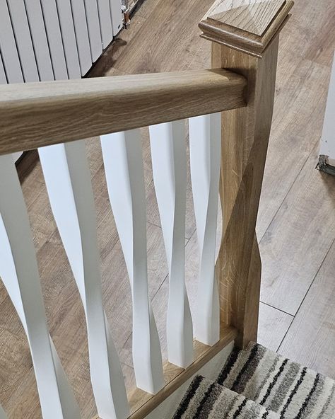 White Oak Banister, Oak Banister, Stair Case, White Oak, Contemporary Style, Classic Design, Hallway, Stairs, Quick Saves