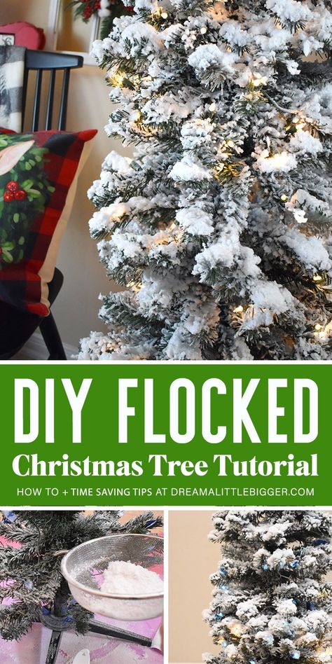 Diy Projects For Adults, Christmas Tree Storage Bag, Fake Christmas Trees, Christmas Tree Storage, Flocked Trees, Artificial Christmas Trees, Diy Tree, Real Christmas Tree, Flocked Christmas Trees