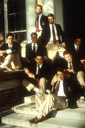 Fratastic. 80s Films, Boarding School Aesthetic, Le Rosey, School Ties, Style College, Preppy Boys, 얼굴 그리기, Ivy League Style, Brendan Fraser