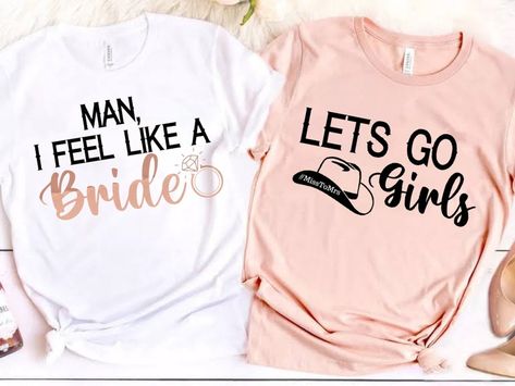 Country Bachelorette Party Bridal Party Shirts Let's | Etsy Country Bachelorette Party Shirts, Country Bachelorette Party, Country Bachelorette Parties, Custom Bachelorette Shirts, Country Bachelorette, Cowgirl Bachelorette Parties, Bachelorette Party Weekend, Bachelorette Party Shirt, Nashville Bachelorette Party