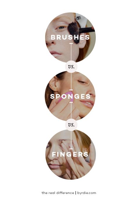 Brushes vs. Sponges vs. Your Fingers: This Is the Real Difference via @ByrdieBeauty Foundation Brush Vs Beauty Blender, Beauty Blender Vs Brush, Lemon Makeup, Foundation Tips, Foundation Sponge, House Design Trends, Beauty Magic, Foundation Application, Apply Makeup