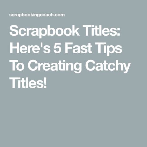 Scrapbook Titles: Here's 5 Fast Tips To Creating Catchy Titles! Scrapbook Page Titles, Create A Sticker, Cut Out Letters, Scrapbook Quotes, Foam Letters, Clear Labels, Pretty Fonts, Scrapbook Titles, Glitter Stickers