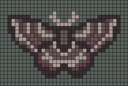 Desert Alpha Pattern, Moth Crochet Tapestry, Perler Bead Moth, Bug Alpha Pattern, Pixel Grid Crochet Patterns, Moth Alpha Pattern, Bug Pixel Art, Moth Pixel Art, Halloween Alpha Pattern