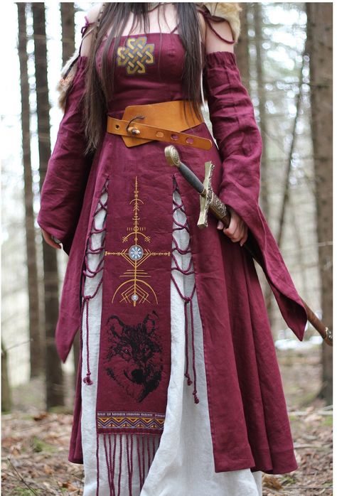 Viking wedding dress