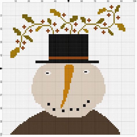 Notforgotten Farm: 2013 Christmas Freebie ~ My Gift to YOU! Notforgotten Farm, Primitive Cross Stitch Patterns, Primitive Embroidery, Christmas Freebie, Winter Sewing, Cross Stitch Freebies, Free Chart, Winter Cross Stitch, Halloween Cross Stitches