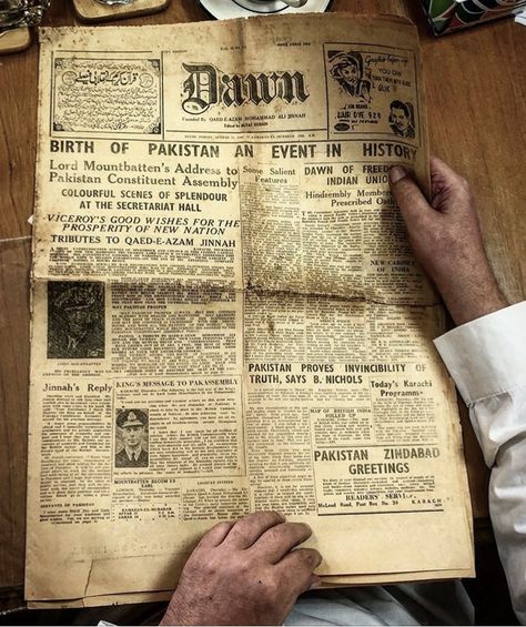 Archive DAWN Newspaper : Birth of PAKISTAN , 14th August 1947 Pakistan Map Aesthetic, Pakistan Old Pictures, Egyptology Aesthetic, Retro Pakistan, Communism Wallpaper Art, 1947 Pakistan, Purana Pakistan, Muslim Humor, Pakistan History