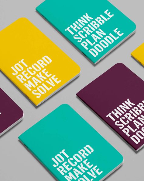 Practical Governance — Fieldwork — A Design and Technology Studio Branded Notebook Design, Branded Merchandise Ideas Products, Notebook Branding, Brand Merchandise Ideas, Museum Merchandise, Corporate Notebooks, Diary Cover Design, Museum Branding, Oliver And Co