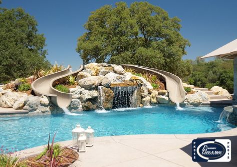 🏆 As Seen On Pool Kings - Premier Pools & Spas - Pool Builders and Contractors - Pool Kings Pools, Amazing Pools Backyard Luxury, Mansion Pool, Big Pool, Pool Kings, Amazing Pools, Big Pools, Indoor Swimming Pool, Indoor Outdoor Pool