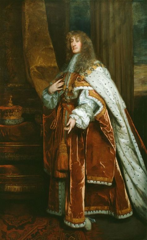 “ 1665-1670 Sir Peter Lely - James II when Duke of York ”: Peter Lely, Charles Ii Of England, House Of Stuart, Coronation Robes, Order Of The Garter, Royal Collection Trust, Uk History, Painted Fabric, The Royal Collection