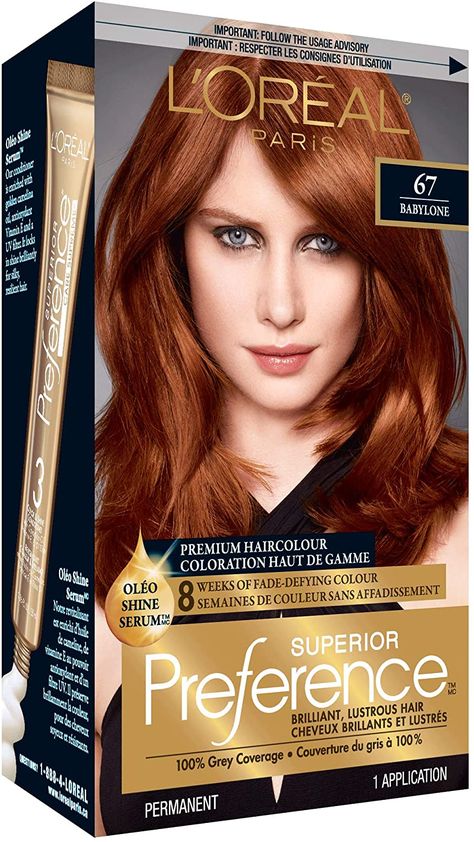 Loreal Red Hair Dye, Auburn Hair Dye Box At Home, Copper Red Hair Dye, Reddish Hair Color, Beautiful Red Hair Color, Auburn Hair Dye, Reddish Blonde Hair, Light Auburn Hair Color, Dark Ginger Hair