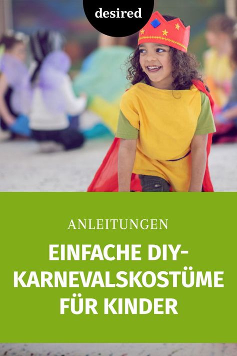 Alaaf und Helau! Es ist wieder soweit, die fünfte Jahreszeit steht bevor. Zeit, Dir schöne Karnevalskostüme für Kinder zu überlegen.  #kostüme #kinder #karneval #diy Diy Karneval, Kostüm Diy, Karneval Diy, Baby Kostüm, Diy Kostüm, Kindergarten, Quick Saves