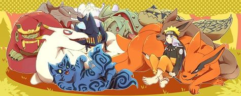 View full-size (1200x480 606 kB.) Tailed Beasts Naruto, Naruto Images, Naruto Fan Art, Dark Anime Guys, Naruto And Sasuke, Naruto Shippuden Anime, Dark Anime, Naruto Uzumaki, The Gallery