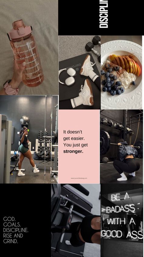 Gym babe, Mood board for gym girls…. Get on your zoom Gym Girl Aesthetic, Sports Aesthetic, Gym Girl, Vision Board Inspiration, Health Skin Care, Workout Aesthetic, Aesthetic Collage, Girl Wallpaper, Fun Drinks