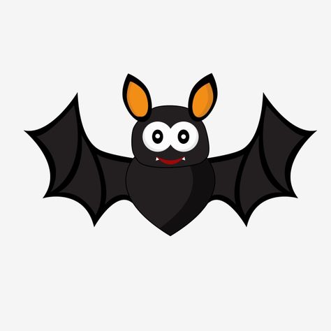 Bat Clipart Halloween, Halloween Clipart Free Cute, Halloween Png Images, Halloween Bat Drawing, Bats Clipart, October Clipart, Bat For Halloween, Bat Cartoon, Bat Clip Art