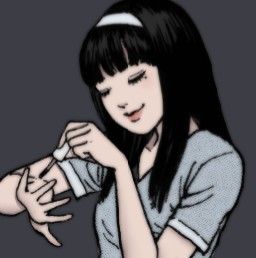 Junji Ito - Tomie Junji Ito, Beauty Trends, Korean Beauty, Home Ideas, A Girl, Black Hair, Hair, Beauty, Black