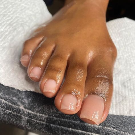 Pink Toe Nails, Natural Nails Manicure, Nails Collection, Gel Toe Nails, Acrylic Toes, Acrylic Toe Nails, Toe Nail Color, Pretty Toe Nails, Summer Toe Nails