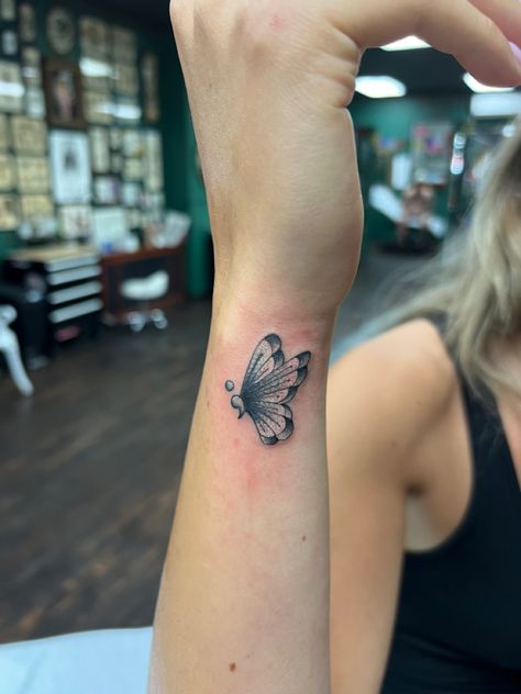 Butterfly Tattoo Semicolon, Butterfly And Semicolon Tattoo, Butterfly Semicolon Tattoo, Butterfly Fairies, Semicolon Tattoos, Tattoo Making, Basic Tattoos, Cross Tattoos For Women, Special Tattoos