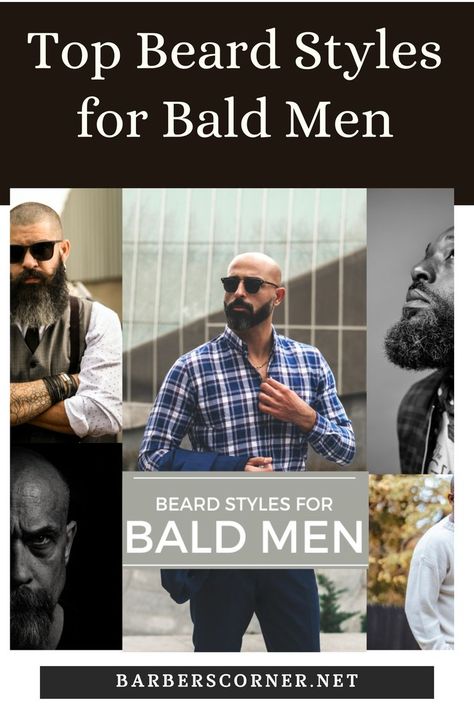 Top Beard Styles for Bald Men to Slay in 2023 Beard Styles For Bald Men, Styles For Bald Men, Bald Head With Beard, Grow A Beard, Well Groomed Beard, Bald With Beard, Viking Beard, Bald Man, Beard Styles For Men