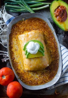 Wet Burritos, Hacienda Style | Go Go Go Gourmet @gogogogourmet Hacienda Wet Burrito Recipe, Beef Wet Burrito Recipe, Wet Burrito Sauce, Burrito Sauce Recipe, Wet Burrito Recipe, Wet Burrito Recipes, Burrito Sauce, Wet Burrito, Burrito Recipes