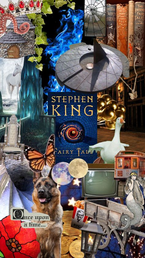 #fairytale #stephenking #book #books #bookish #story #fantasy Fairy Tale Stephen King Aesthetic, Fairy Tale Stephen King Fan Art, Fairytale Stephen King, Fairy Tale Stephen King, Kindle Wallpaper, Reading Inspiration, Irish Fairy, Book Collage, Book Tok