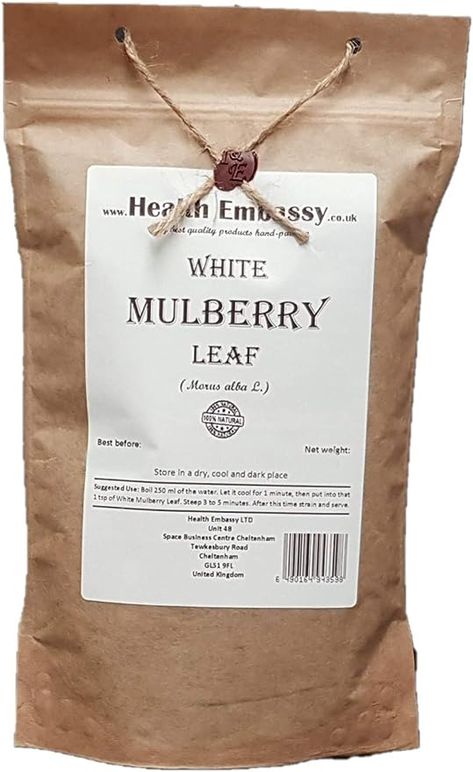 - White Mulberry Leaf Tea/Mûrier Blanc Feuille Tisane (Morus Alba) - Health Embassy - 100% Natural (100g) - White mulberry tea benefits are plentiful, and it’s loaded with vitamins and antioxidants that have been found to benefit health. Mulberry Tea, White Mulberry, Mulberry Leaf, Tea Benefits, Gourmet Food, Gourmet Recipes, Vitamins, Benefits, Tea