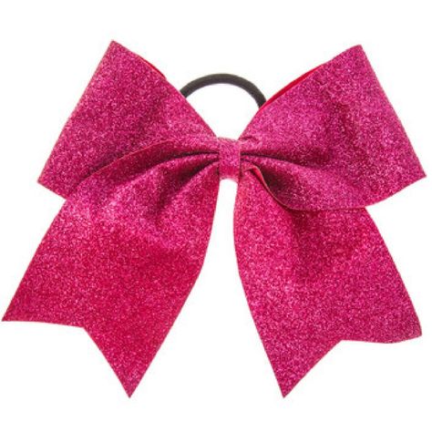 Pink Cheer Bows, Glitter Cheer Bow, Ponytail Girl, Bow Ponytail, Large Hair Bows, Cheerleading Outfits, Cheer Bow, Tie Headband, Boutique Bows