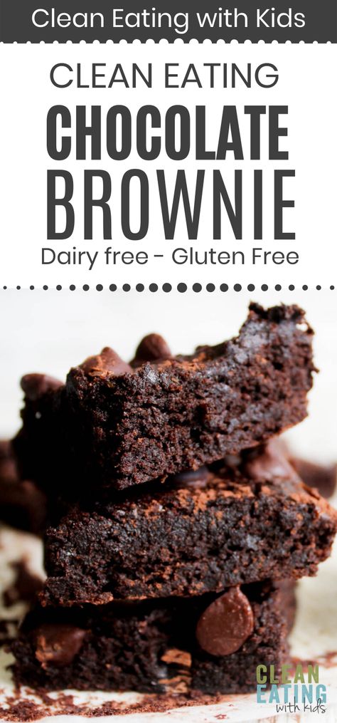 Clean Eating Brownies, Healthy Chocolate Brownies, Chocolate Brownies Recipe, Cocoa Powder Recipes, Dairy Free Brownies, Healthy Chocolate Recipes, Brownie Recipes Healthy, Clean Dessert, Eating Chocolate