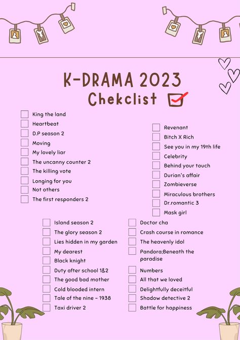 Kdrama List 2024, Kdrama Checklist Template, Kdrama Checklist, Kdrama List, Kdrama Poster, Drama List, Korean Drama Series, Best Kdrama, New Movies To Watch