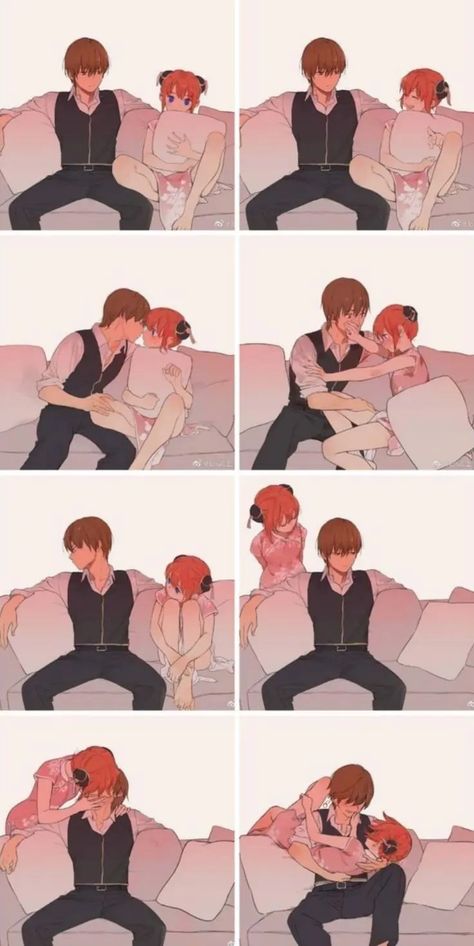 Anime Couples Cuddling, Cute Couple Comics, Couples Comics, Manga Couple, Romantic Anime Couples, Modern Disney, Romantic Manga, Cute Stories, Manga Cute