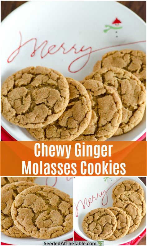 Fall Cookie Packaging Ideas, Ginger Doodle Cookies Recipe, Gingerbread Snickerdoodle Cookies, Ginger Snickerdoodle Cookies, Ginger Doodle Cookies, Gingerdoodles Cookies Recipe, Cookie Exchange Packaging, Gingerdoodle Cookies, Chewy Ginger Molasses Cookies