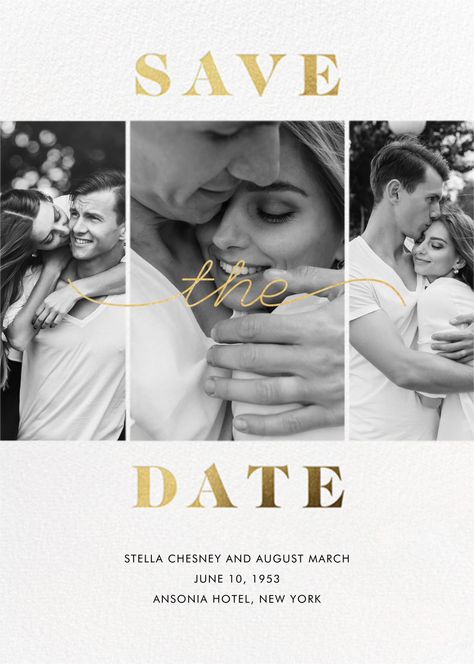 Paperless Post - Suki by Paperless Post Safe The Date, Save The Date Pictures, Save The Date Online, Digital Invitations Wedding, Wedding Album Design, Modern Save The Dates, Save The Date Designs, Date Photo, Paperless Post