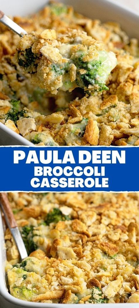 Brocoli Casserole Recipes, Paula Deen Broccoli Casserole, Broccoli Casserole Recipe, Broccoli Dishes, Casserole Side Dishes, Vegetable Casserole Recipes, Broccoli Recipes Casserole, Veggie Casserole, Broccoli Casserole