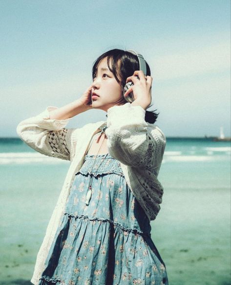 Ichiko Aoba Fashion, Ichiko Aoba Outfit, Ichiko Aoba, Human Photography, Beachy Summer, Spotify Covers, Vintage Closet, Fit Ideas, Junk Drawer