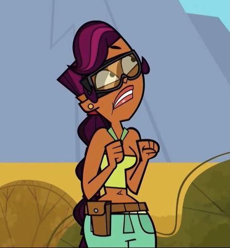 Sierra Total Drama Icon, Girl Blogger Aesthetic, Sierra Tdi, Sierra Total Drama, Indie 2020, Drama Icon, Clothes Purple, Blogger Aesthetic, Dear Mom And Dad