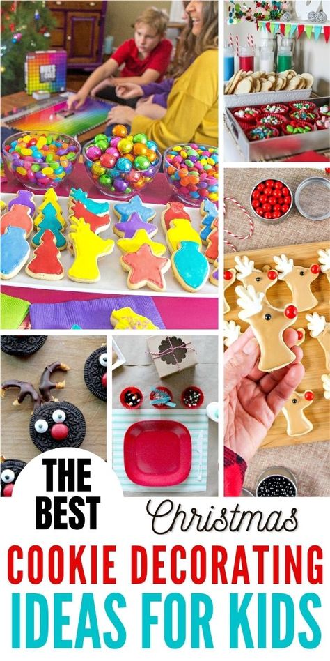 Toddler Christmas Cookie Decorating, Cookie Decorating For Toddlers, Decorating Cookies With Kids, Decorating Christmas Cookies With Kids, Kids Christmas Cookie Decorating Party, Christmas Cookie Decorating For Kids, Kids Cookie Decorating Party, Cookie Decorating With Kids, Christmas Cookies With Kids