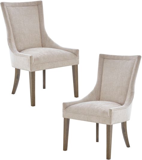 Oakmont Set of 2 Dining Chairs - Cream Dining Table Legs, Upholstered Side Chair, Madison Park, Kitchen & Dining Chairs, Side Chairs Dining, Dining Space, Upholstered Dining Chairs, Dining Chair Set, Dining Room Chairs