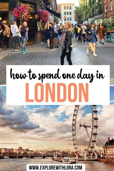 How to spend one day in London One Day In London, Places To Visit In London, Days Out In London, London England Travel, European Itineraries, European Road Trip, Day In London, Day Trips From London, Travel Guide London