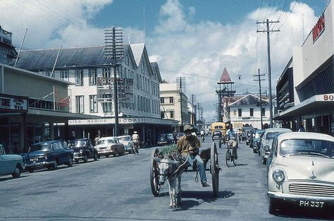 Guyana: British Guiana 1959 to 1961- with 2009 updates - photos Bedford Van, Georgetown Guyana, Morris Oxford, British Guiana, Morris Minor, Cottage Art, National Archives, Historical Pictures, Clock Tower