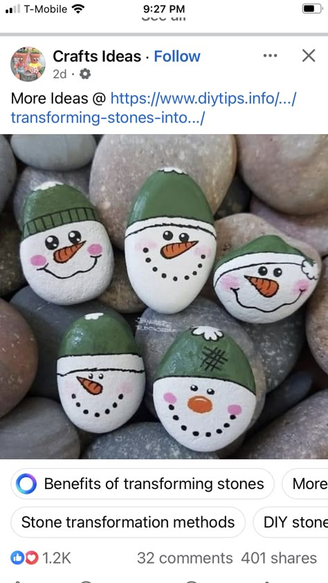 Christmas Pebble Art, Rock Garden Ideas, Diy Angels, Christmas Mandala, Christmas Rocks, Diy Rock Art, Christmas Rock, Mandala Rocks, Rock Painting Ideas