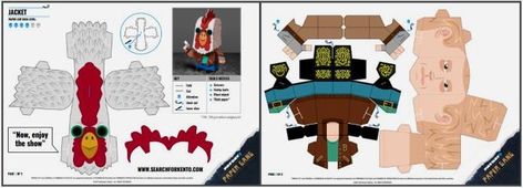 PAPERMAU: Payday 2 - Jacket - The Criminal Paper Toy - by Overkill Software Payday 2, Hotline Miami, Papercraft Templates, Paper Toy, Paper Toys, Paper Models, Miami, Software, Paper Crafts