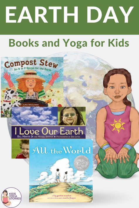 Earth Day Yoga - Kids Yoga Stories | Yoga and mindfulness resources for kids Earth Day Yoga, Yoga Pose Ideas, Kid Yoga Lesson Plans, Yoga Poses For Kids, Story Journal, Yoga Lesson Plans, Kinesthetic Learning, Yoga Kids, Yoga Story